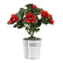 Artificial 27cm Red Azalea Plug Plant